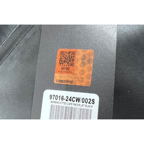 $895 NWT HARLEY DAVIDSON WOMEN'S FITTED CAFE RACER LEATHER JACKET - Picture 7 of 8